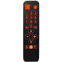 FeinTech FeinControl Universal-Fernbedienung (Infrarot-Lernfunktion, beleuchtete Tasten)