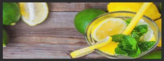 Küchenteppich Limonade 4399 | Größe: 75 cm x 120 cm