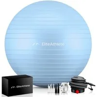 EliteAthlete Gymnastikball Gymnastikball Sitzball Büro ergonomisch - Fitness Yoga Schwangerschaft