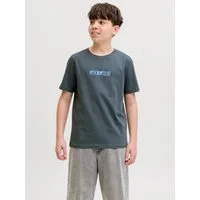 Jack & Jones Junior T-Shirt JJMUNK TEE SS CREW NECK SN JNR Baumwolle, regular fit