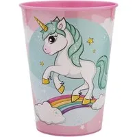Storline Kinderbecher Unicorn 260 ml Trinkbecher für Kita & Frühstück, Plastik