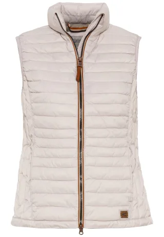 camel active - Steppweste aus 100% recyceltem Material pearl - Gr. - 42