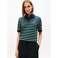 Tommy Hilfiger Poloshirt TH SCRIPT LYOCELL ZIP SS POLO