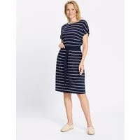 Sieh an! Jerseykleid Jersey-Kleid Kurzarm