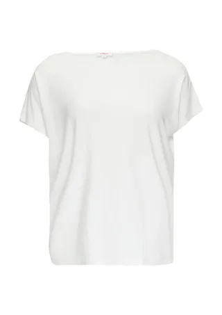 s.Oliver Red Label - T-Shirt weiß - Gr. - 40