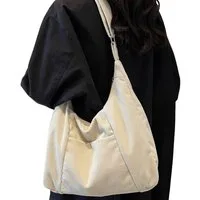 Coonoor Umhängetasche Damen Groß Cord Tasche Shopper Crossbody Schultertasche Henkeltasche, Hobo Handtasche für Uni Arbeit Mädchen Schule