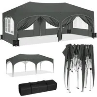 Woltu Pavillon, Faltpavillon wasserfest stabil UV-Schutz mit 4 Sandsäcke(ohne Sand)