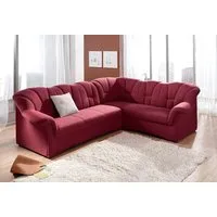 DOMO collection Ecksofa Papenburg B/T/H: 242/190/84 cm L-Form, wahlweise mit Bettfunktion, Langer Schenkel links oder rechts
