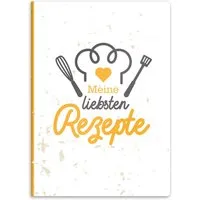 itenga Organisationsmappe itenga Sichtbuchmappe für Rezepte Motiv Kochmütze - Rezeptmappe A4 Kun