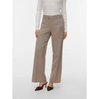 Vero Moda Anzughose VMTEXAS MW STRAIGHT PANT NOOS Materialmix