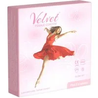 Velvet Kondome Condoms for Women (Kondome für Frauen) gefühlsechte Frauenkondome, Packung mit, 4 St., Einheitsgröße (passt fast jedem Mann und jeder Frau), extra feuchte Frauenkondome (Femidom) aus Latex