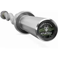 ATLETICA Langhantelstange SZ Stange, Curlstange, Hartchrom, 180.000 PSI