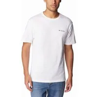 Columbia T-Shirt CSC BASIC LOGO SHORT SLEEVE Kurzarm, Materialmix aus Baumwolle und Polyester, T-Shirt-Schnitt
