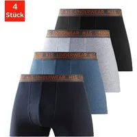 H.I.S Boxer Boxershorts für Herren (Packung, 4-St) mit bequemem Stretchbündchen