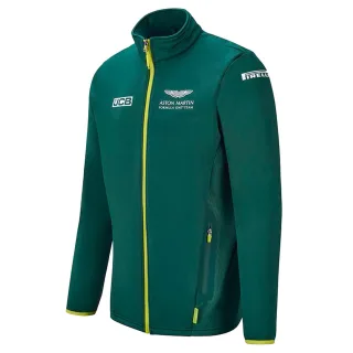 Aston Martin F1 Offizieller Team Herren Green Softshelljacke