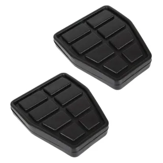 2x Pedale Pedalkappen Gummi Abdeckung BREMSE + KUPPLUNG für Audi 80 B2 B3 90 B2 B3