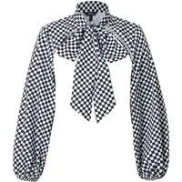Ulla Popken Longbluse Blusenärmel Schluppe Ballon-Langarm
