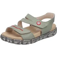 Rieker Sandale Sommerschuh, Klettsandale mit Ziernaht