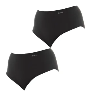 2er-Pack Höschen mit hoher Taille und elastischem, atmungsaktivem Stoff 1031893 für Damen
