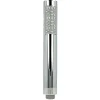 tecuro Duschbrause DESIGN - Stabhandbrause ew-030 mit Antikalkdüsen, Kunststoff verchromt