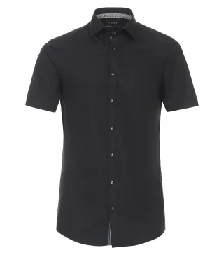 VENTI - Businesshemd Hyperflex schwarz - Gr. - 40