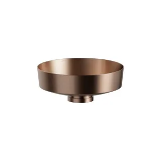 Laufen RIVO Waschtisch-Schale H512RO41531121 400x400x147 mm, ohne Hahnloch, Ohne Überlauf, Farbe: Kupfer gebürstet