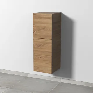 Sanipa 3way Mittelschrank mit 1 Tür und 1 Auszug, Eiche-Kansas, SM12459 SM12459