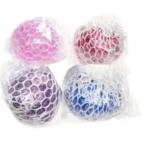 LG Designs Softball Antistressball, Ball, Bälle, Knautschball, Kinderball / QUETSCHBALL (12-St), Motorikspiel, Squishy, Mesh, Einhorn, Mitgebsel, Kindergeburtstag