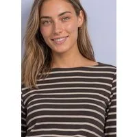 STREET ONE 3/4-Arm-Shirt Streifenshirt, Baumwolle, 3/4-Arm