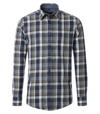 CASAMODA - Freizeithemd blau - Gr. - XL