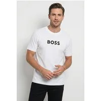 BOSS GREEN T-Shirt TS Logo 100% Cotton, Regular Fit, Rundhalsausschnitt