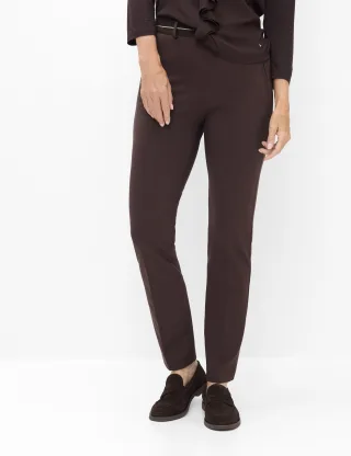 Raphaela by Brax Damen Schlupfhose Style LILLYTH DARK CHOCOLATE, dunkelbraun, Gr. 50K