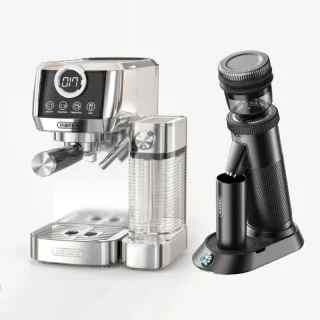 [EU Direct] HiBREW H13A Dual-Boiler Espresso Machine & G5 Conical Burr Grinder Combo 20 Bar 6 Brew Modes 36 Grind Settin