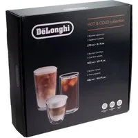 De'Longhi Gläser-Set Delonghi AS00004620 DLSC326 Hot&Cold Kollektion doppelwandige Thermogl