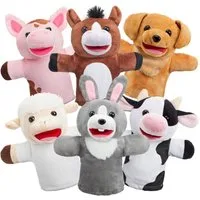 JOYIN Handpuppe JOYIN 6 Stück Tier Handpuppen Spielzeug Set für Kinder