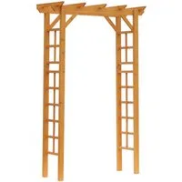 COSTWAY Rosenbogen, Torbogen Holz, 215 cm