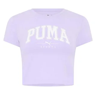 Puma - "Squad" T-Shirt für Damen, kurz geschnitten (Veilchen)