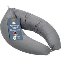 XDREAM Stillkissen Schwangerschaftskissen, Lagerungskissen, mit weichem Microfaserbezug, 1-tlg., XXL Stillkissen, Seitenschläferkissen mit Bändern zum Knoten, 190 cm