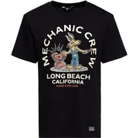 KingKerosin Print-Shirt Mechanic Crew (1-tlg) mit großem Frontmotiv