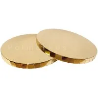 Festivalartikel Tortenplatte Tortenunterlage Gold Ø 30 cm, 20 mm, styrodur, (1-tlg)