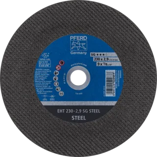 PFERD TOOLS Trennscheibe EHT gerade Leistungslinie SG STEEL für Stahl - 61328322