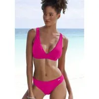 Buffalo Triangel-Bikini-Top Bubble, mit floraler Struktur