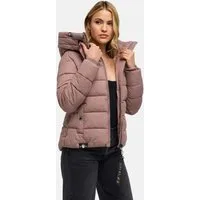 Navahoo Steppjacke Amayaa stylische Damen Winterjacke mit coolen Applikationen