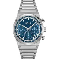 BOSS Chronograph CANDOR CHRONO 1514250, Quarzuhr, Armbanduhr, Herrenuhr, Edelstahlarmband, analog, Tag