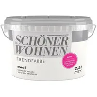 SCHÖNER WOHNEN FARBE Wandfarbe SW Trend Wandfarbe matt 2,5L Wool 9517