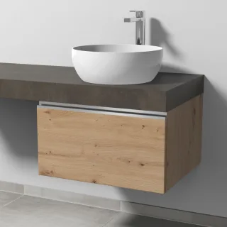 Sanipa Waschtischunterbau mit Auszug 2morrow (L2321) 340x600x520 Eiche-Natural-Touch L232185