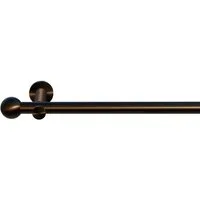 indeko Gardinenstange Colombes, Ø 20 mm, 1-läufig, Wunschmaßlänge, verschraubt, Komplett-Set inkl. Montagematerial