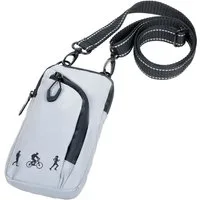 TROIKA Handytasche zum umhängen BLUE CYCLE SMARTBAG aus recyceltem Meeresplastik, Smartphone Umhängetasche mit Kartenfach, verstellbarer Gurt, Karabiner