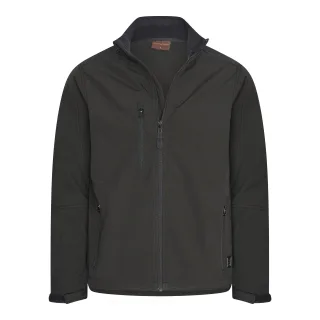 Softshell Zip Jacket Black von Cappuccino Italia in der farbe Schwarz und in größe XXL.