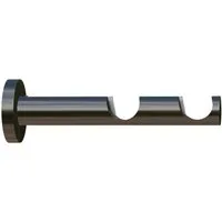 indeko Auflageträger, Vorhänge, (1-St), 1-Lauf und 2-Lauf Träger für Gardinenstangen und Rohre 20 mm